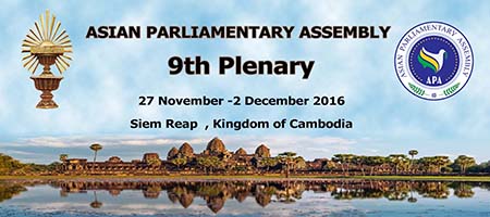  ASIAN PARLIAMENTARY ASSEMBLY 9th Plenary 